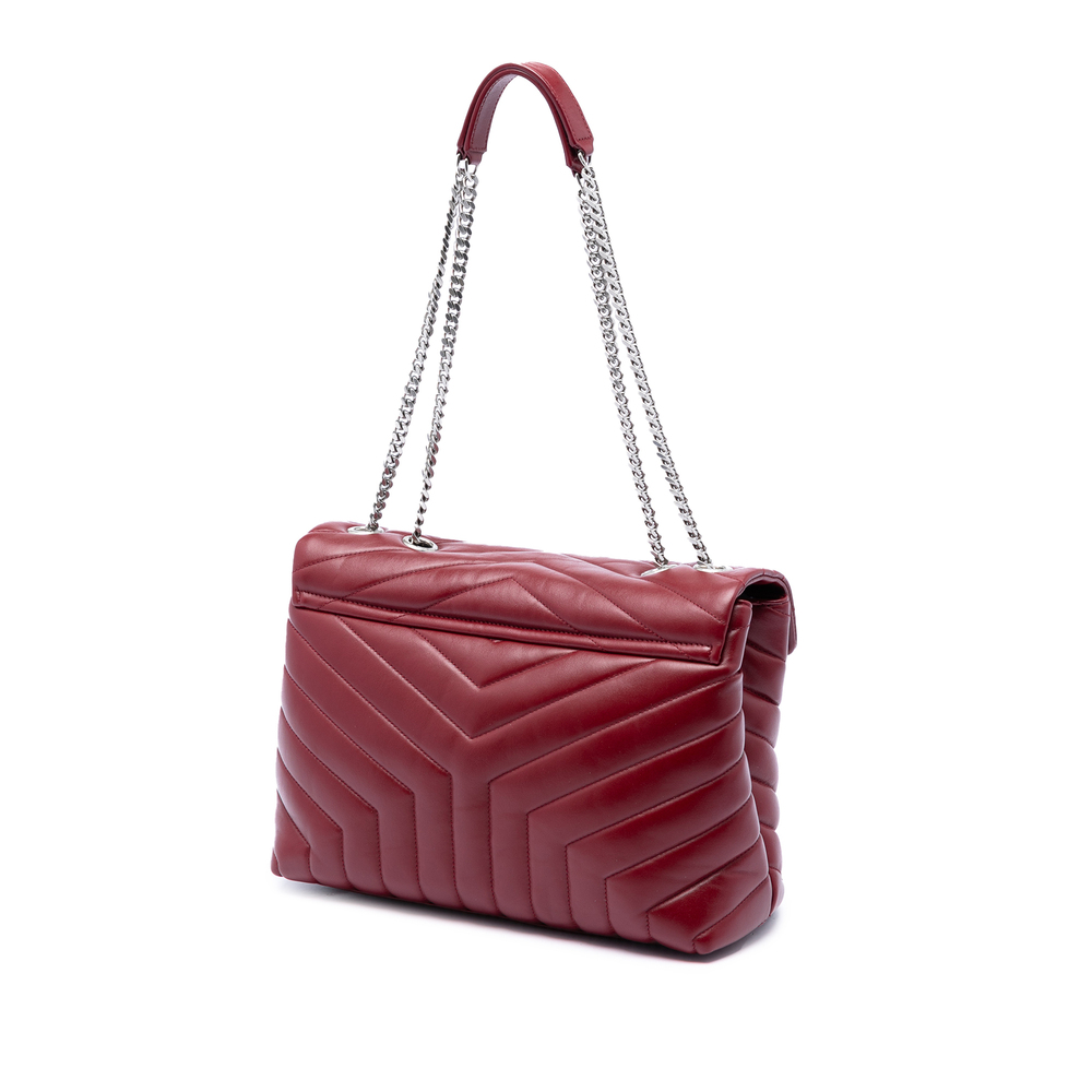 Pre-Loved Saint Laurent Medium Matelasse Calfskin Monogram LouLou Shoulder Bag - Picture 2 of 6